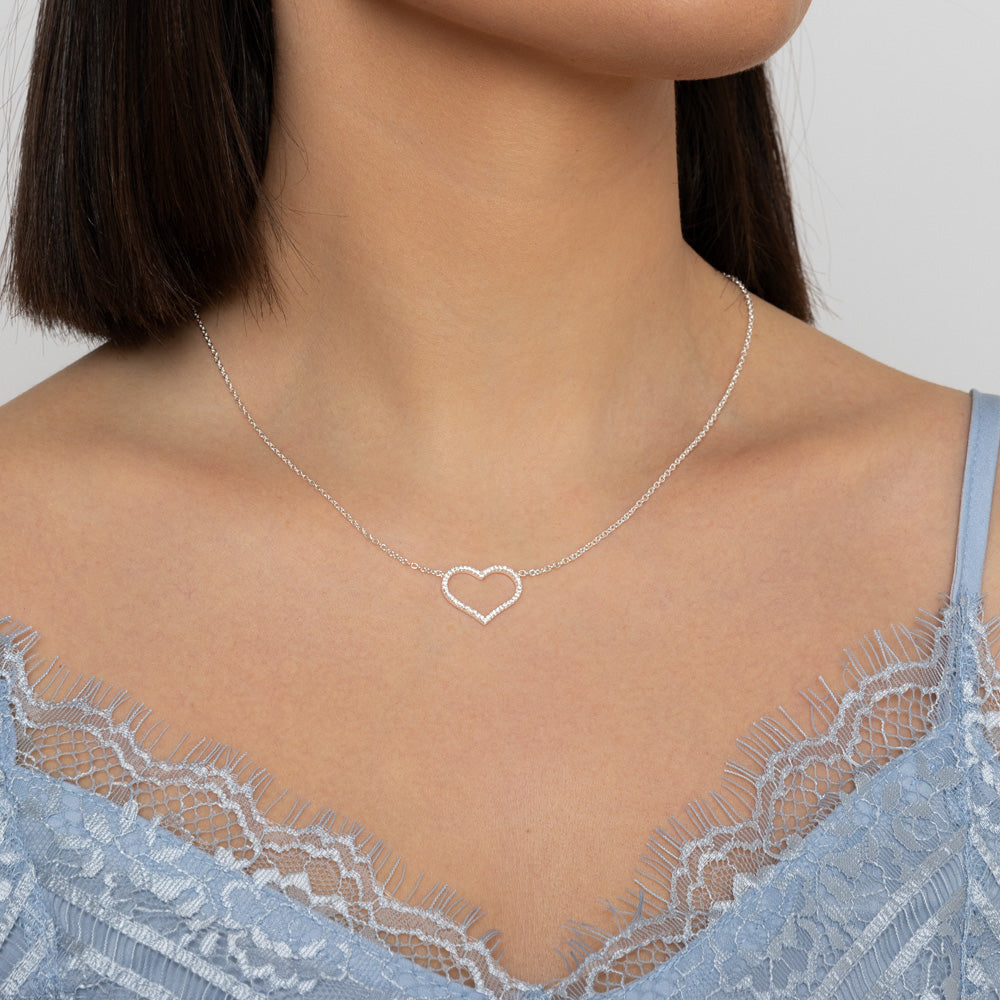 Silver Heart Necklace