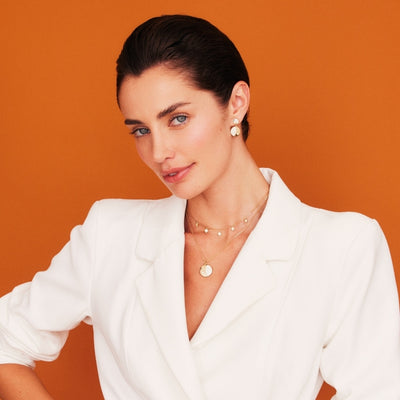 Starry Disc Earrings