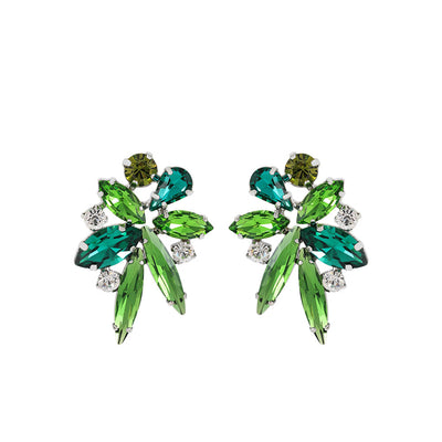 Amani Emerald Crystal Earrings