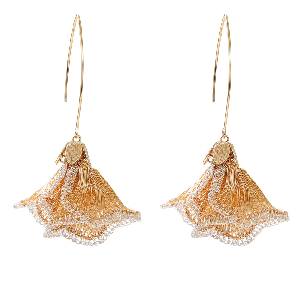 Aria Floral Drop Earrings