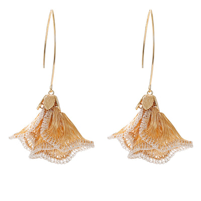 Aria Floral Drop Earrings