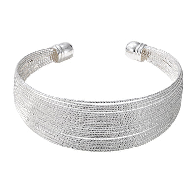 Aurore Silver Bangle