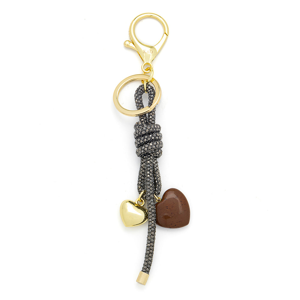 Brown Tones Keyring/ Bag Charm