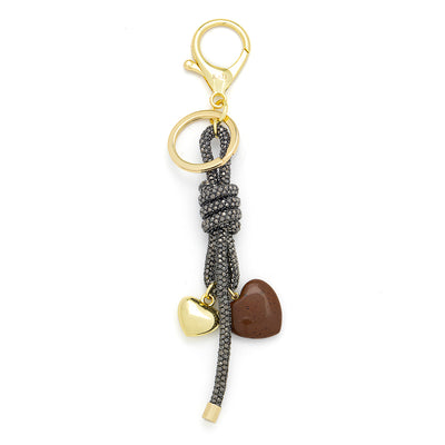 Brown Tones Keyring/ Bag Charm