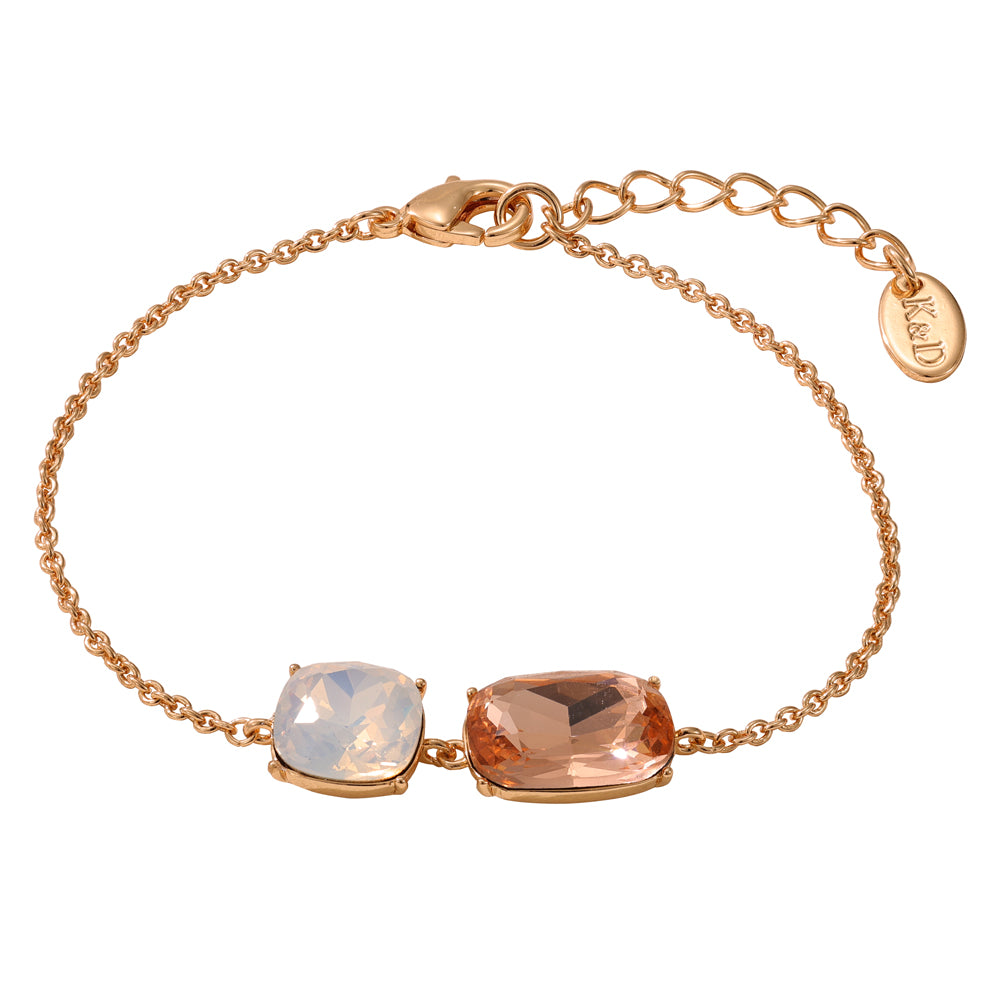 Champagne & White Opal Bracelet
