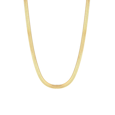 Flat Snake Chain Necklace