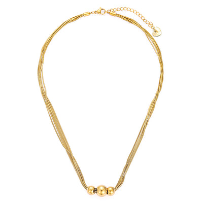 Golden Beads Necklace
