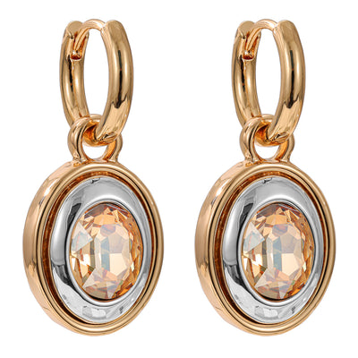 Golden Shadow Mixed Metal Earrings