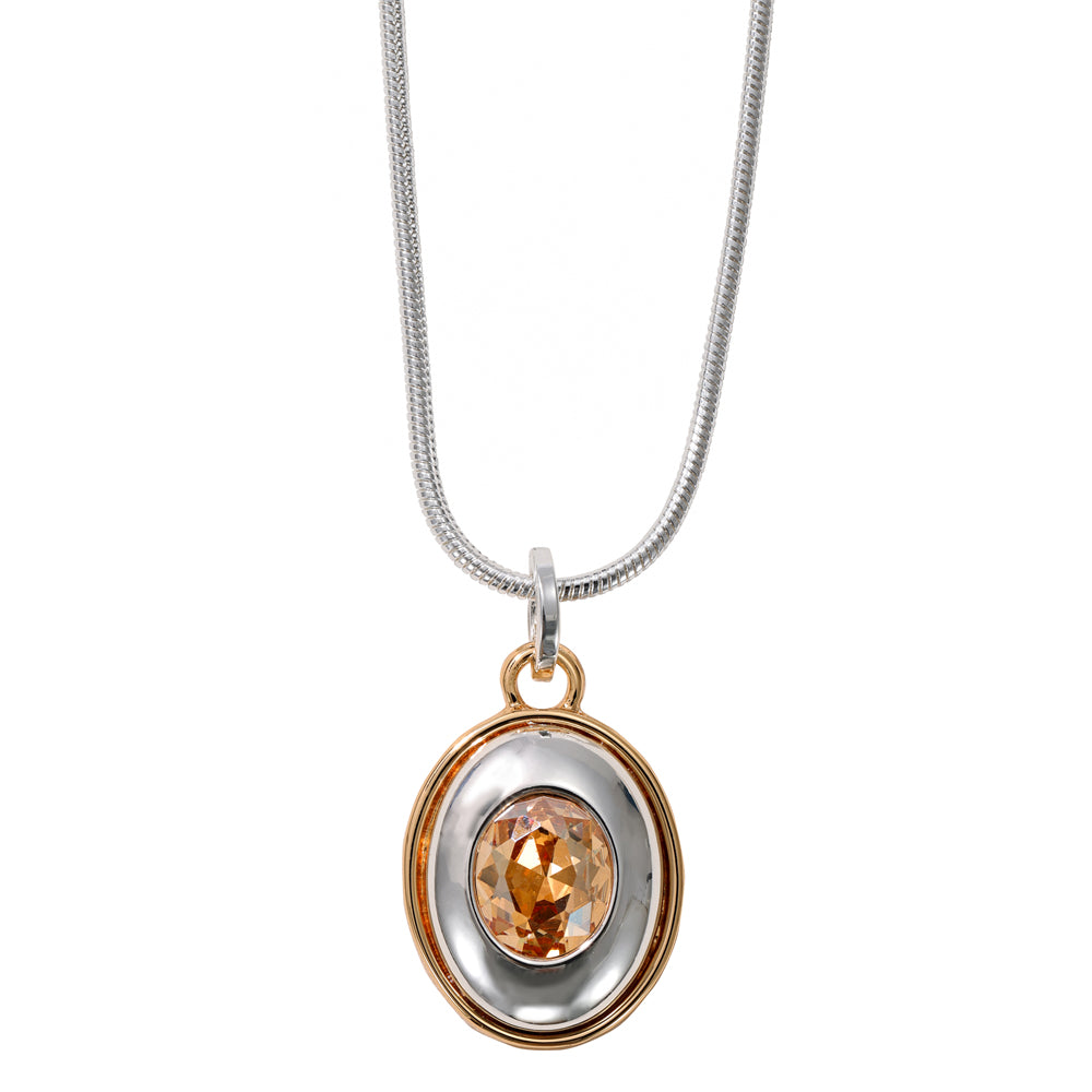 Golden Shadow Mixed Metal Necklace