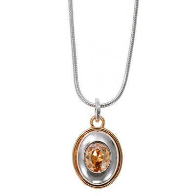 Golden Shadow Mixed Metal Necklace