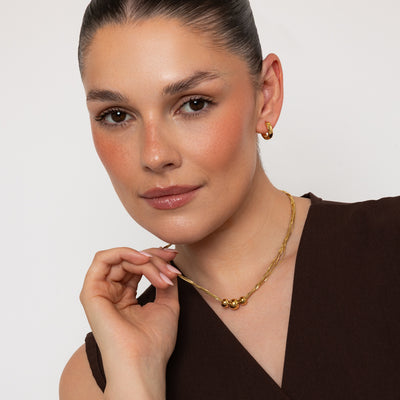 Golden Beads Necklace