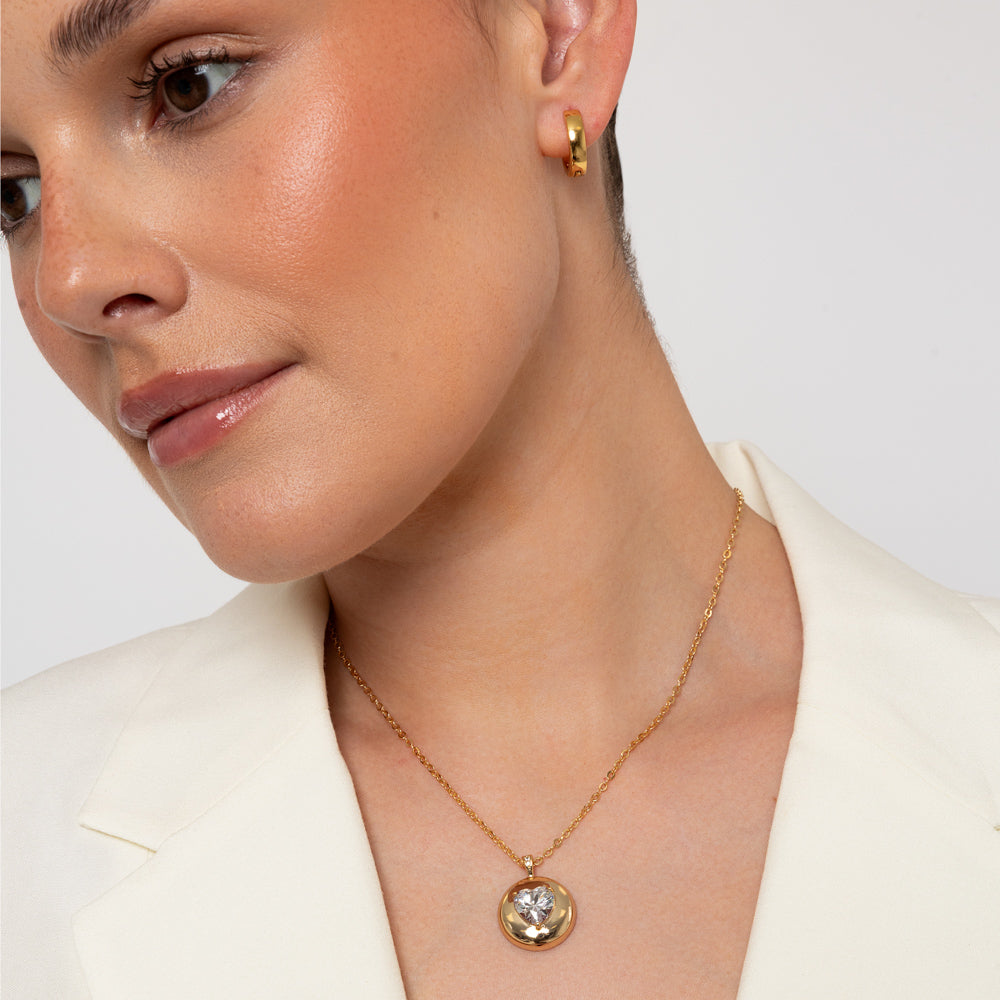 Crystal Heart Pendant