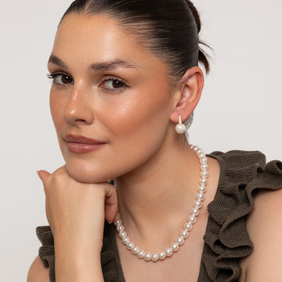 Classic Faux Pearl Necklace