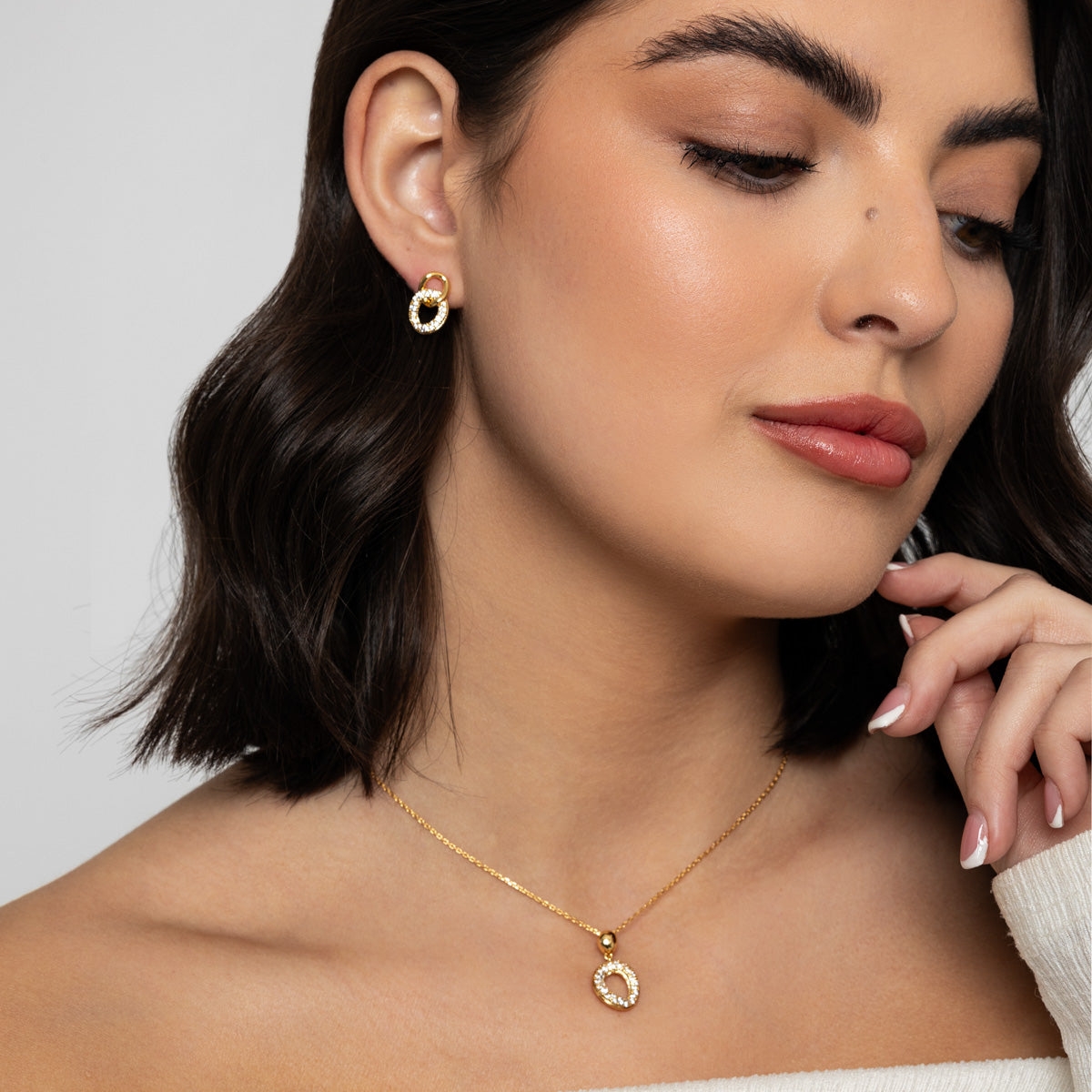 The Pink Box Oval Drop