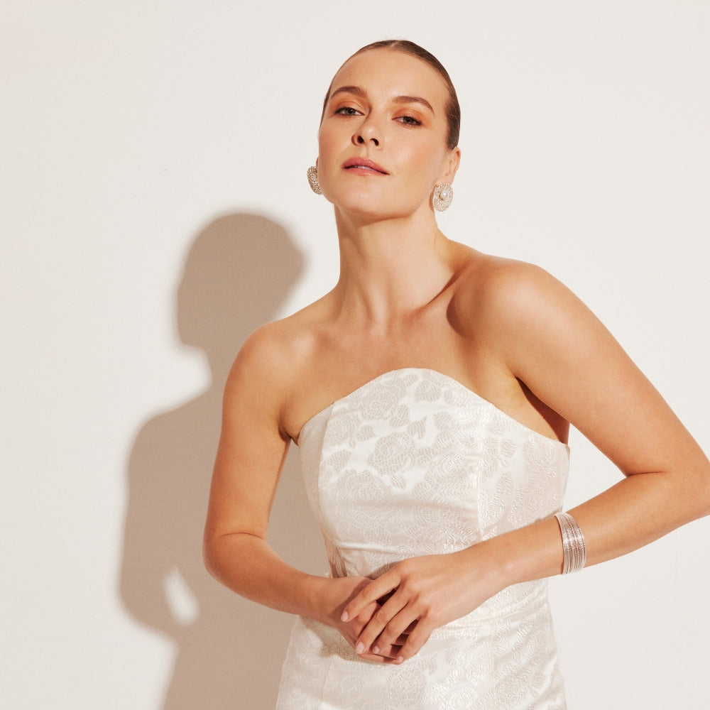 Aurore Silver Bangle