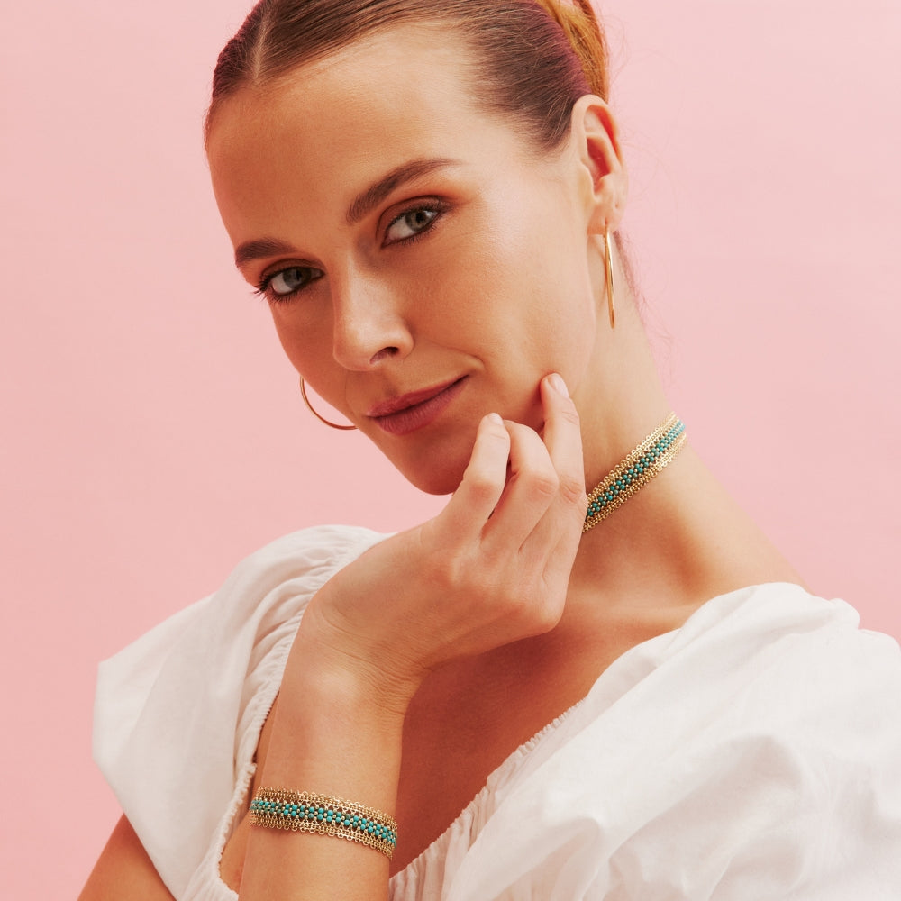 Zelie Turquoise Bracelet
