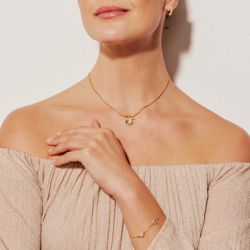 The Pink Box Ring & Toggle Necklace