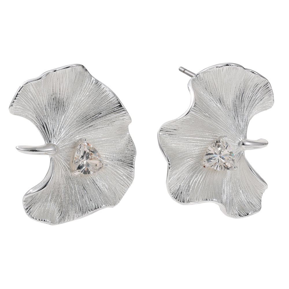 Ophelia Silver Stud Earrings