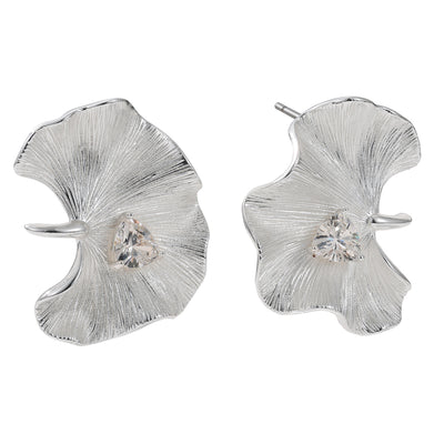 Ophelia Silver Stud Earrings