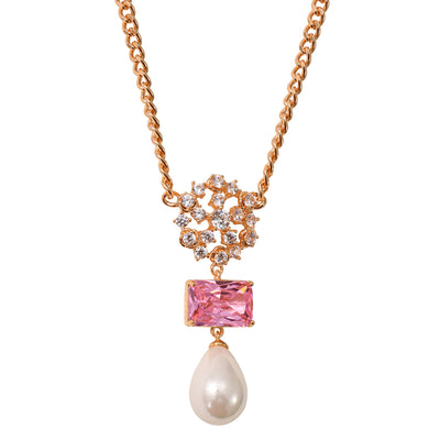 Pearl & Pink Necklace
