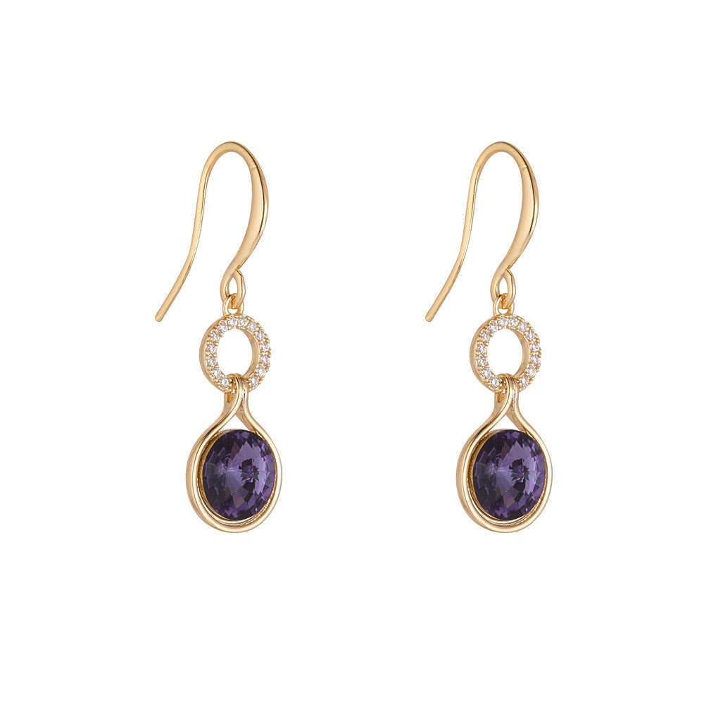 Crystal & Amethyst Drops