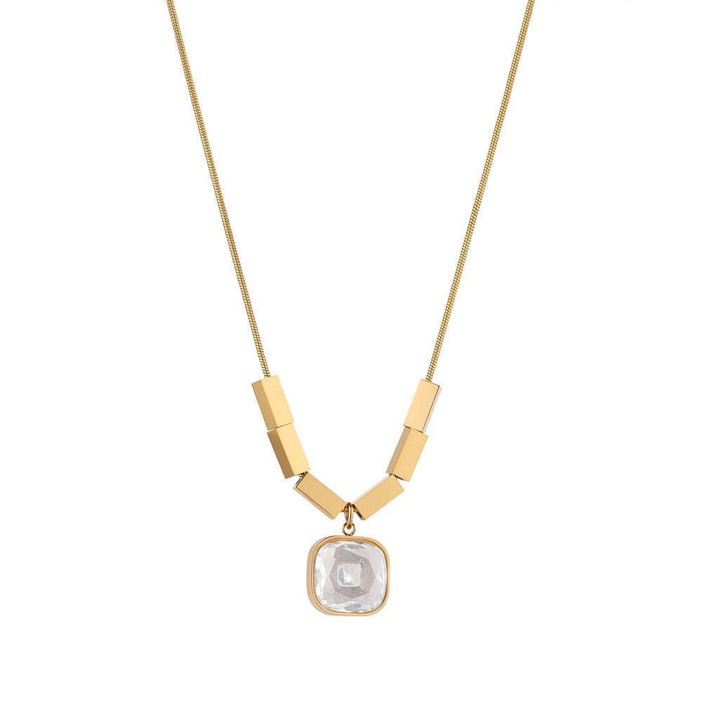Emmalyn Clear CZ Necklace