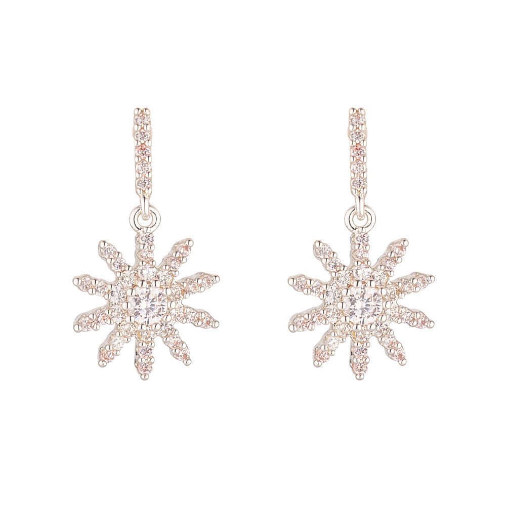 Silver Stardrop Earrings