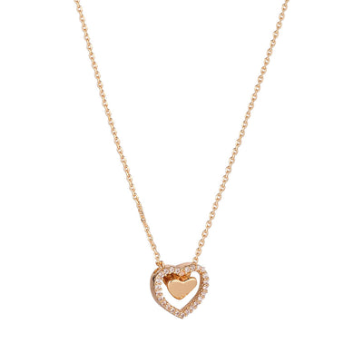 Gold Heart to Heart Pendant
