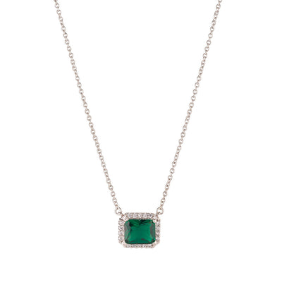 Horizontal Emerald Pendant