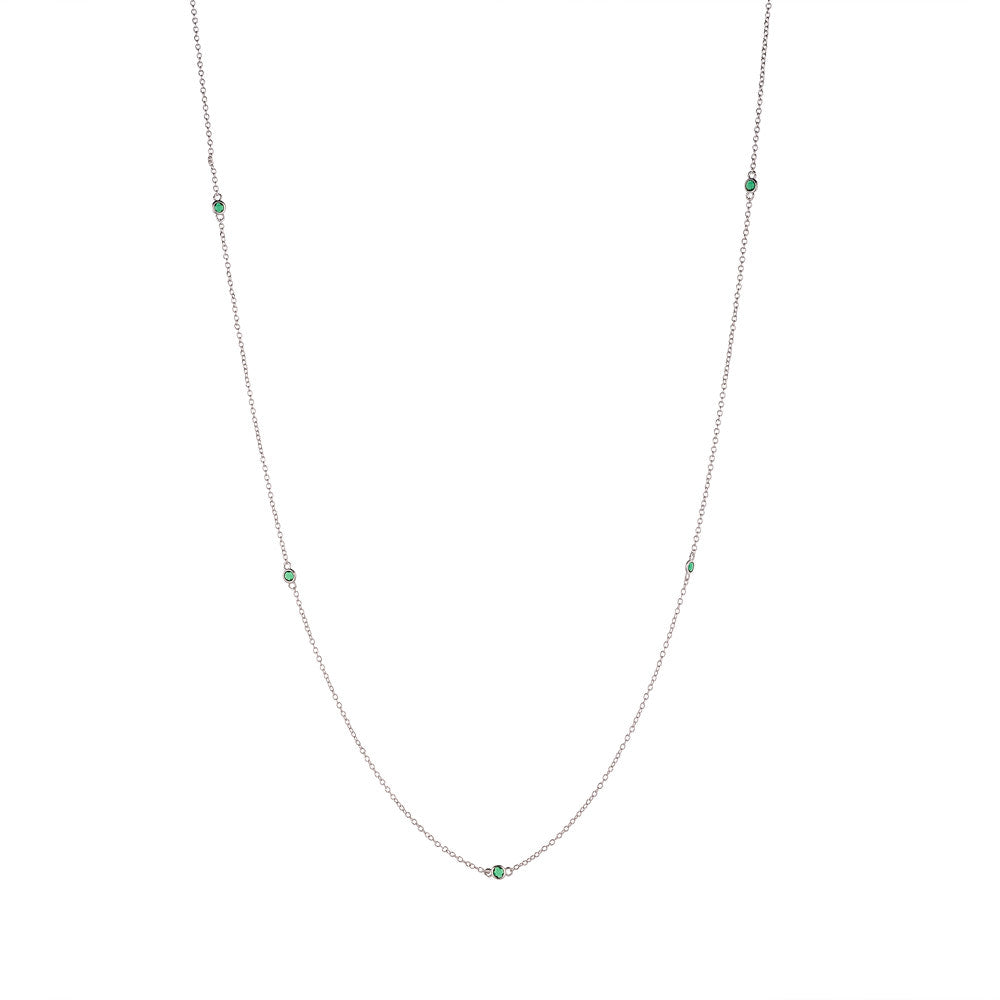 Long Fine Emerald Chain