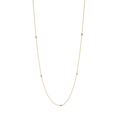 Long Fine Amethyst Chain