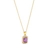 Necklace Gold Amethyst
