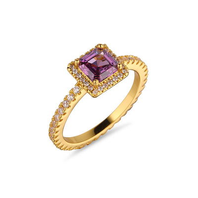 Classic Amethyst Ring #7