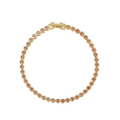 Dakota Champagne Tennis Bracelet