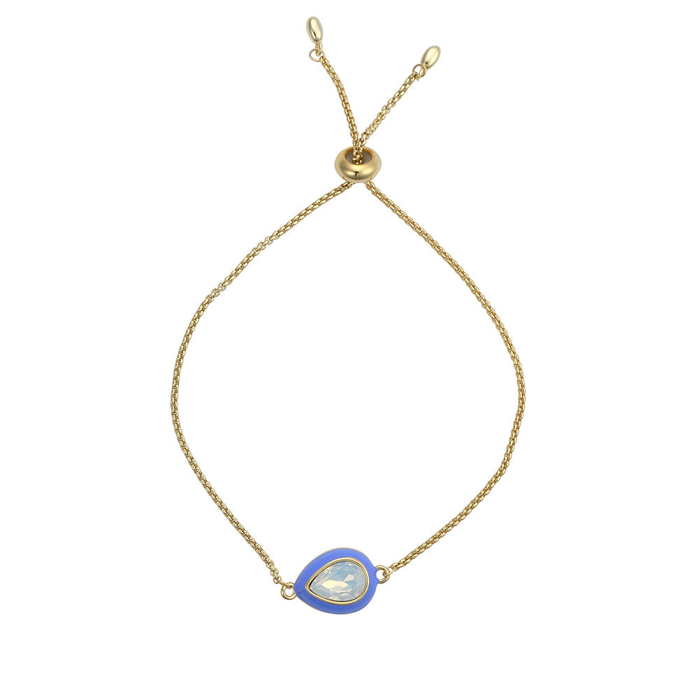 Lavender Enamel Bracelet