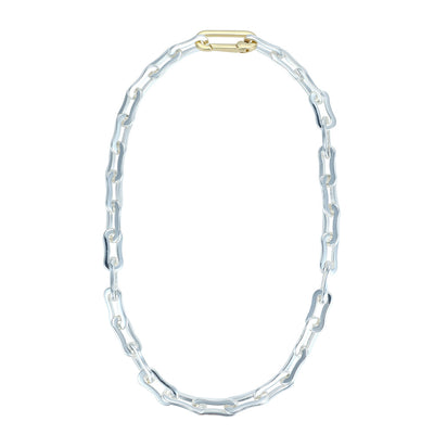 Chunky Mixed Metal Necklace