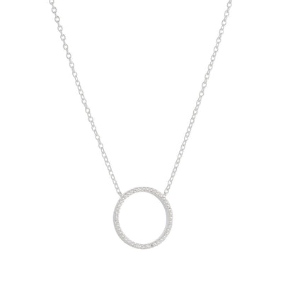 Silver Circle Necklace