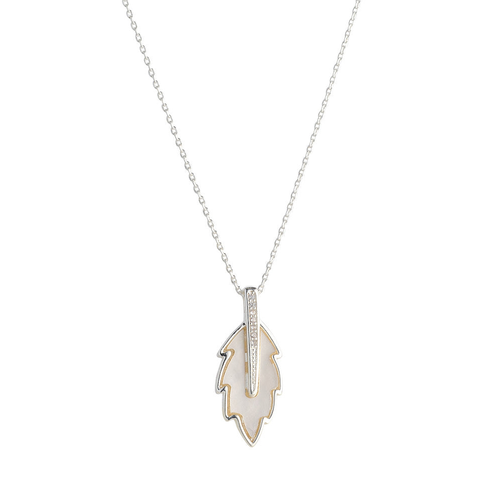 Silver Leaf Necklace