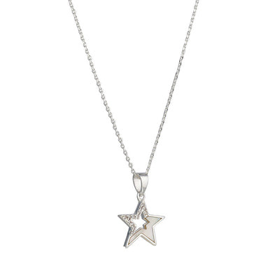 Silver Star Necklace