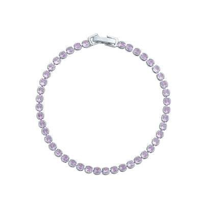 Dakota Pink Tennis Bracelet