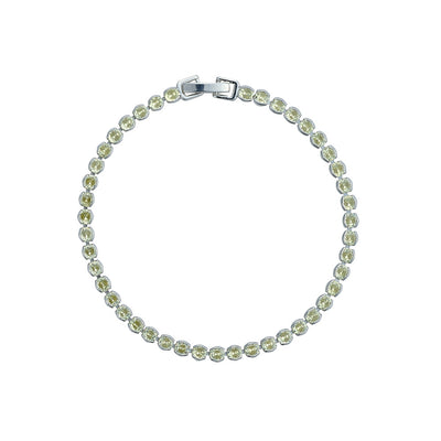 Dakota Apple Green Tennis Bracelet