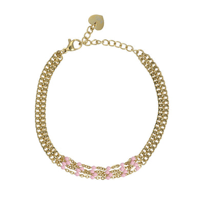 Rayna Pink Jade Bracelet