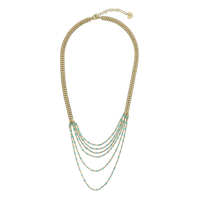 Rayna Turquoise Stone Necklace