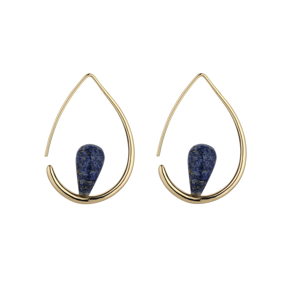 Gia Lapis Hoops