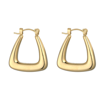 Chunky Geometric Shape Hoops