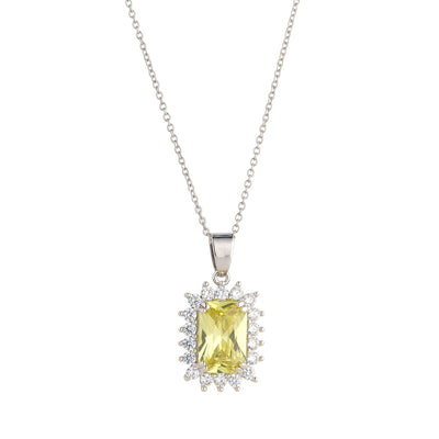 Classic Apple Green CZ Pendant