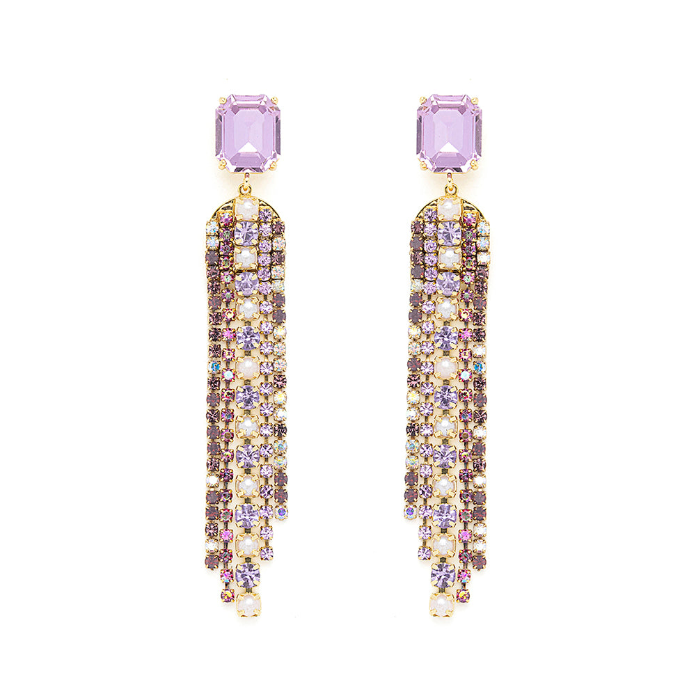 Miranda Light Amethyst Earrings