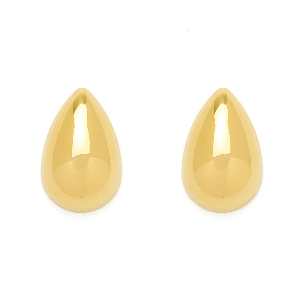 Medium Gold Teardrop Earrings