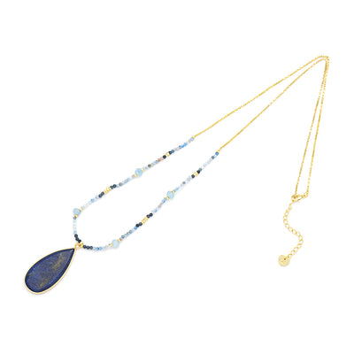 Lapis, Semi Precious Stone Necklace