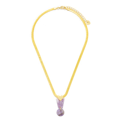 Phosphosiderite, Semi Precious Stone Necklace